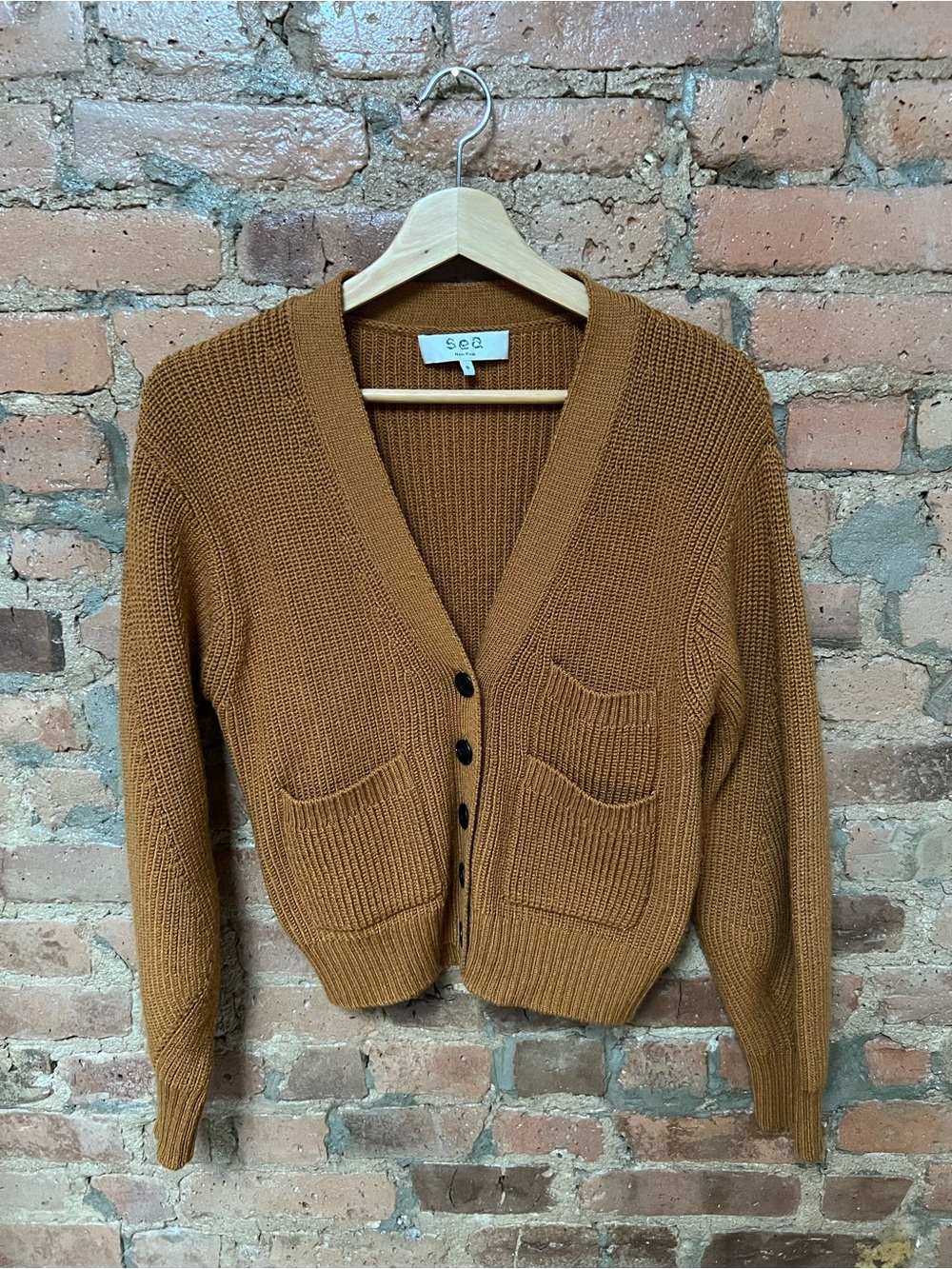 Sea New York cardigan in Spice. Size S